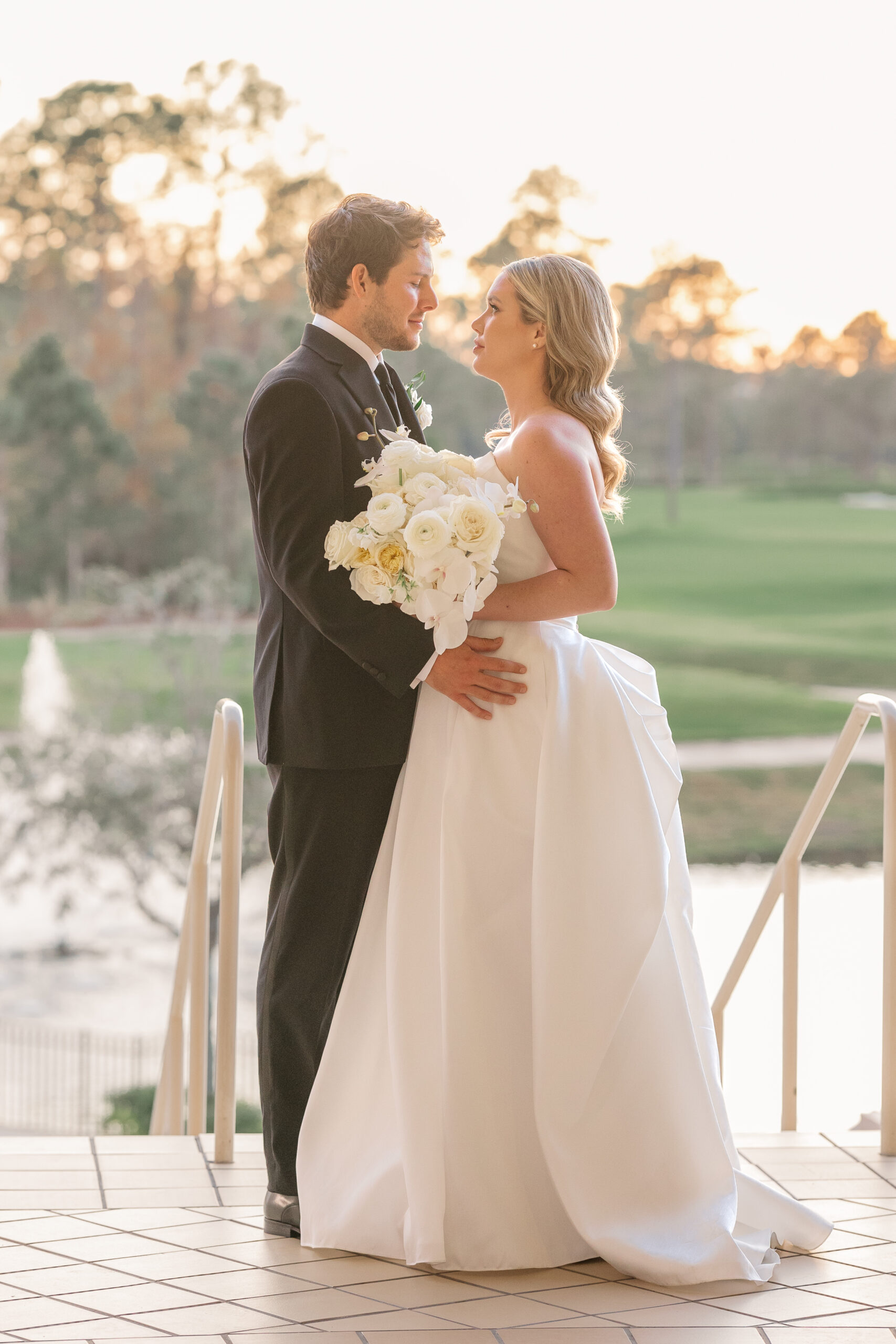 Waldorf Astoria Orlando Wedding with bride and groom