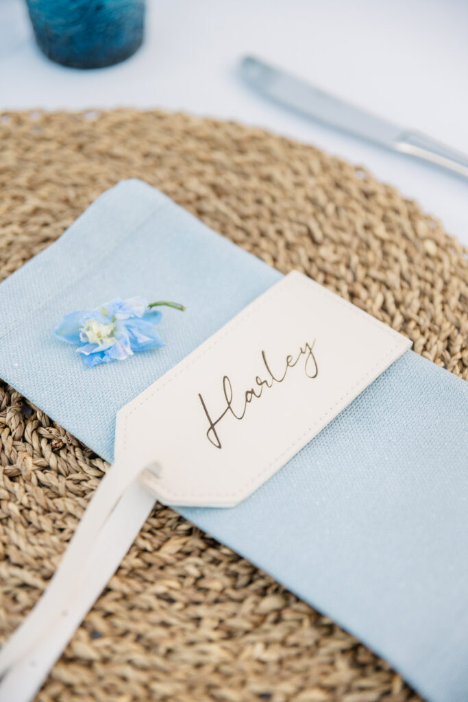 luggage tag wedding favor