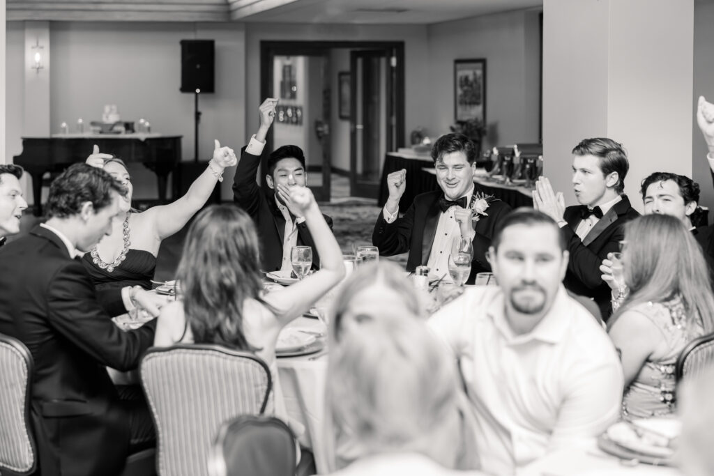 High energy wedding dance floor at Florida wedding celebration