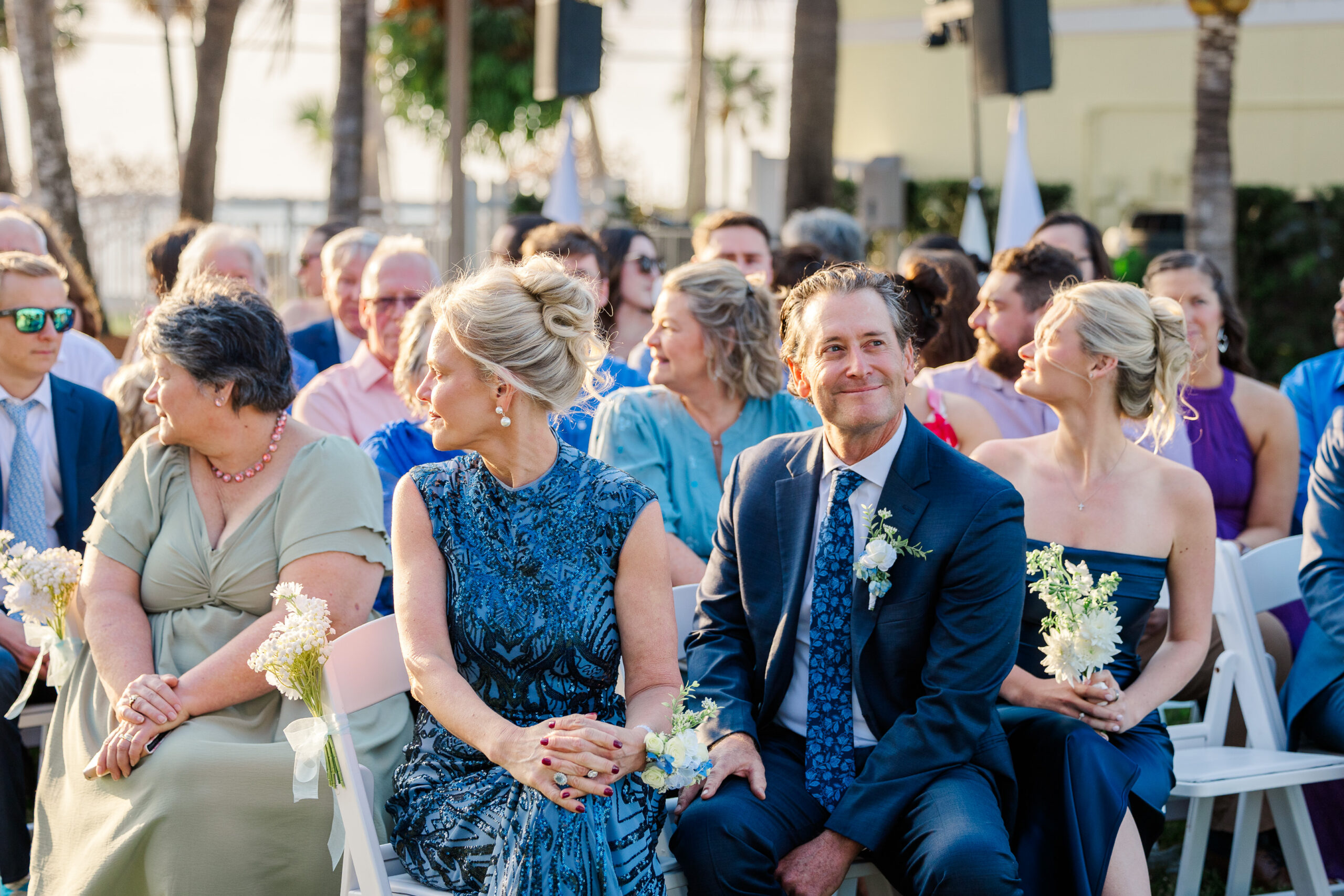 Emotional wedding ceremony along the Indian River in Merritt Island