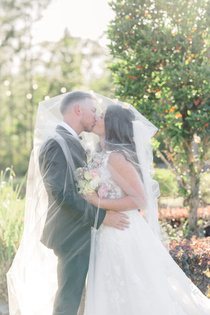 Bridal Portraits at sunset at Granville Farms